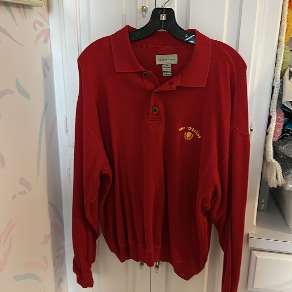 Cutter & Buck, Usc vintage sweater 90’s. USC Trojans, sz Large, Made in the USA